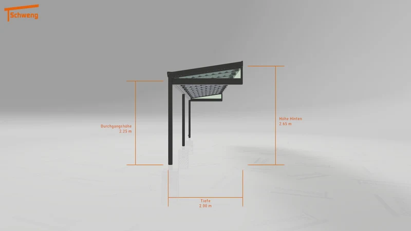 #DE Schweng Terrassenüberdachung S400 (ID v47q4n)