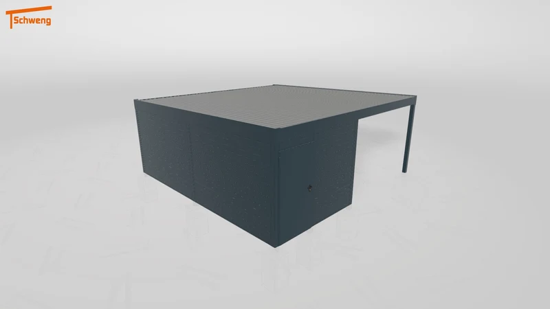 #DE Schweng Flachdachcarport C600+ (ID 5mzqdk) #MTG
