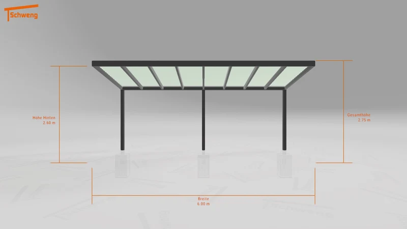 #DE Schweng Terrassenüberdachung S400 (ID rjnpkz)