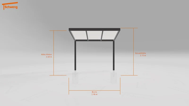 #DE Schweng Terrassenüberdachung S400 (ID bkpvdm)