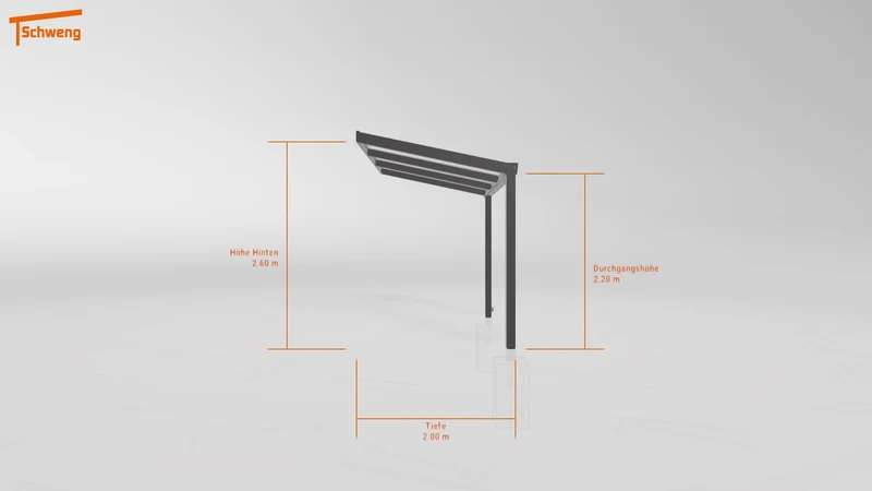 #DE Schweng Terrassenüberdachung S400 (ID bkpvdm)