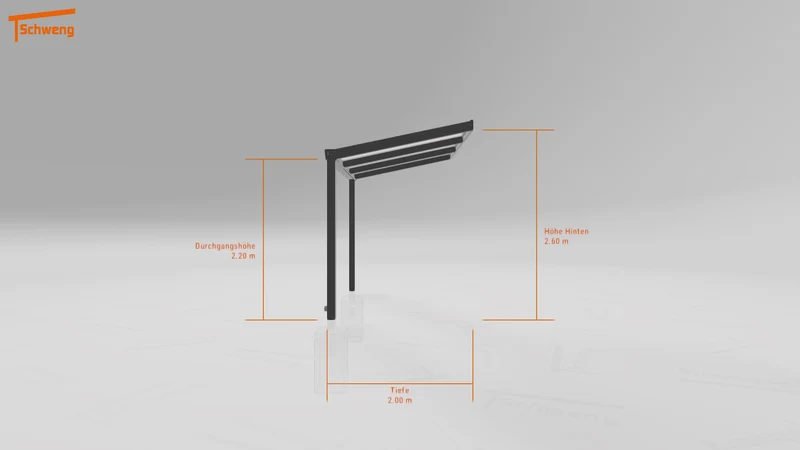 #DE Schweng Terrassenüberdachung S400 (ID bkpvdm)
