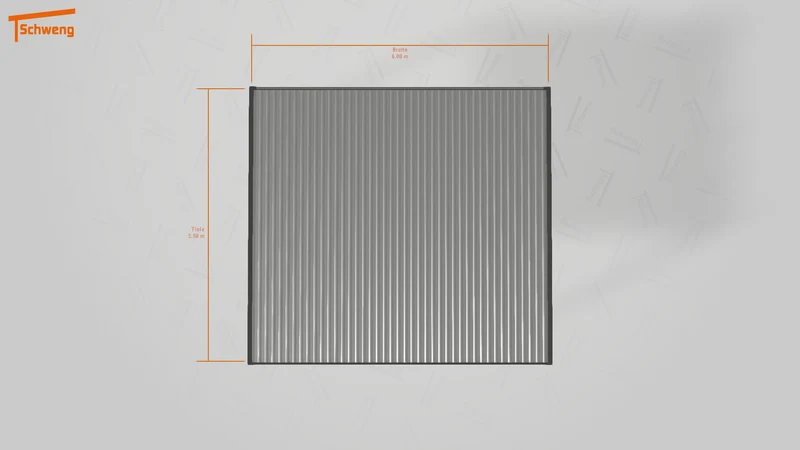#DE Schweng Flachdachcarport C600 (ID v4742r) #MTG