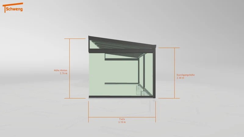 #DE Schweng Terrassenüberdachung S400 (ID w3x3jj)