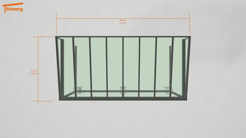 #DE Schweng Terrassenüberdachung S400 (ID w3x3jj)