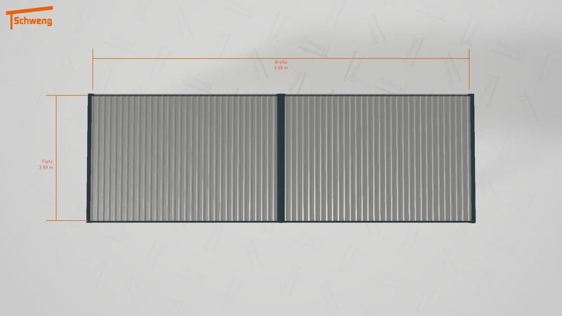 #DE Schweng Flachdachcarport C600 (ID zbwmyd) #MTG