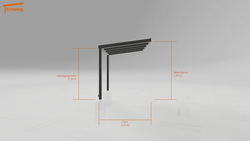 #DE Schweng Terrassenüberdachung S350 (ID zbwmvg)