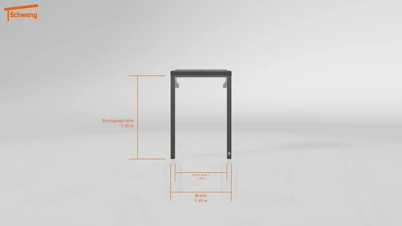#AT Schweng Terrassenüberdachung S350 (ID 77by42)