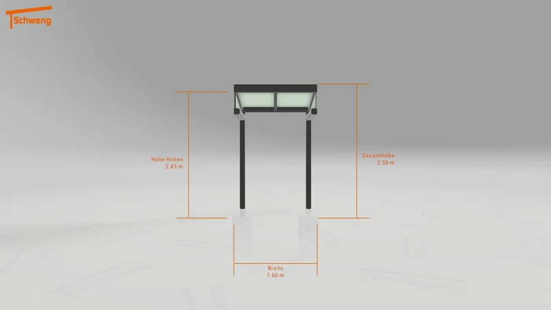 #AT Schweng Terrassenüberdachung S350 (ID 77by42)