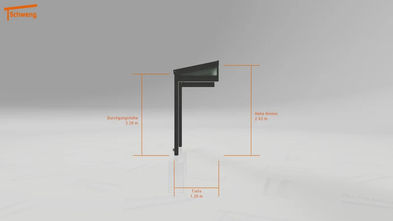 #AT Schweng Terrassenüberdachung S350 (ID 77by42)