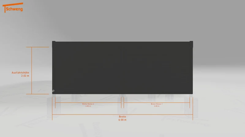 #DE Schweng Flachdachcarport C600+ (ID pbpgx2) #MTG