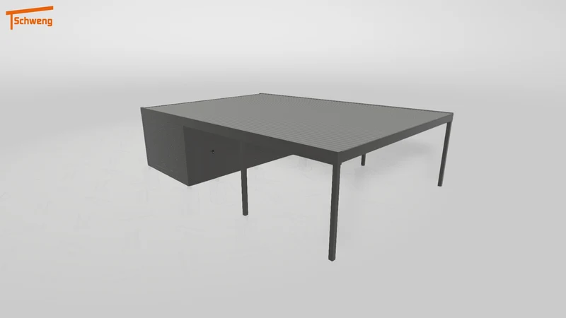 #DE Schweng Flachdachcarport C600 (ID zbwmvv) #MTG