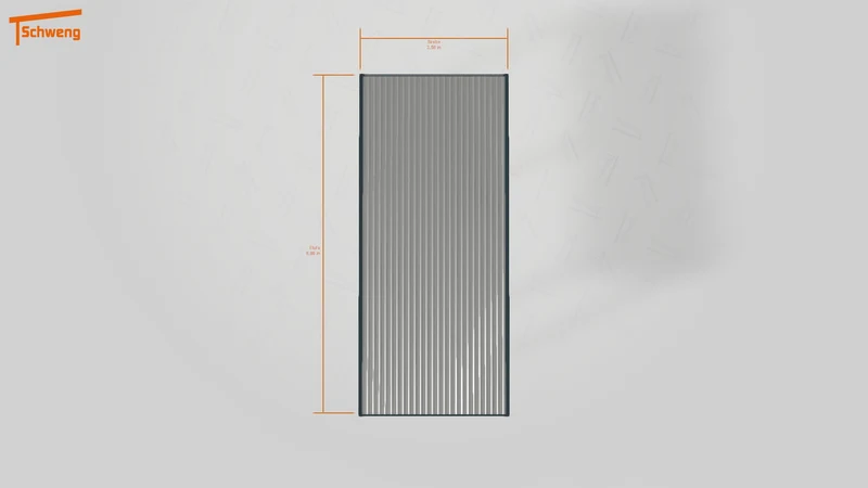 #DE Schweng Flachdachcarport C600 (ID g7574d)