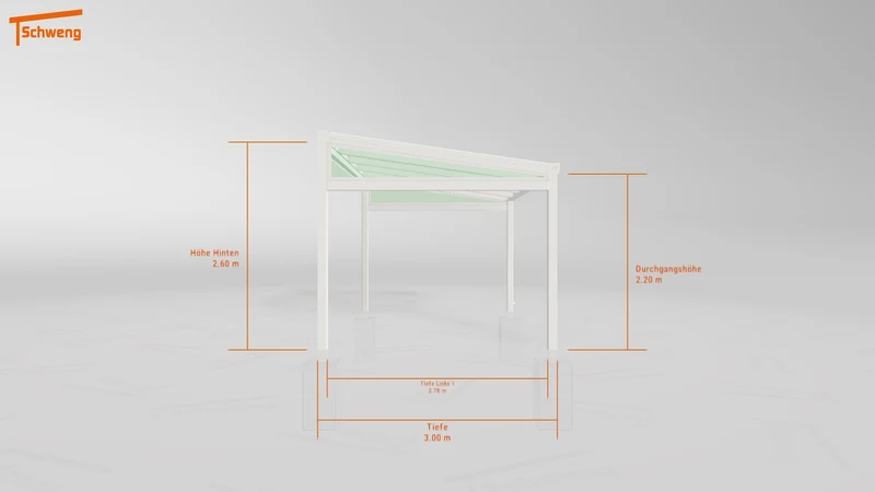 #DE Schweng Terrassenüberdachung S400 (ID 42w2nz)