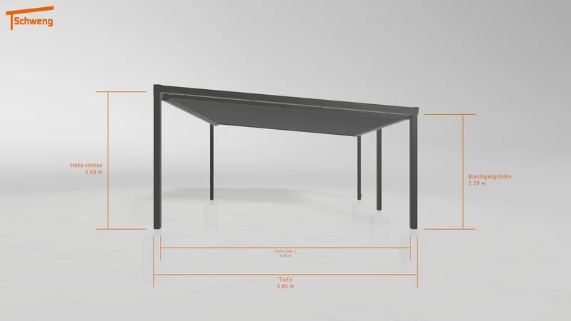 #DE Schweng Terrassenüberdachung S400 (ID jj8j7m)