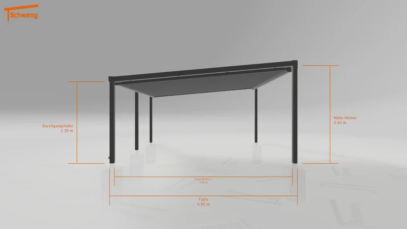 #DE Schweng Terrassenüberdachung S400 (ID jj8j7m)