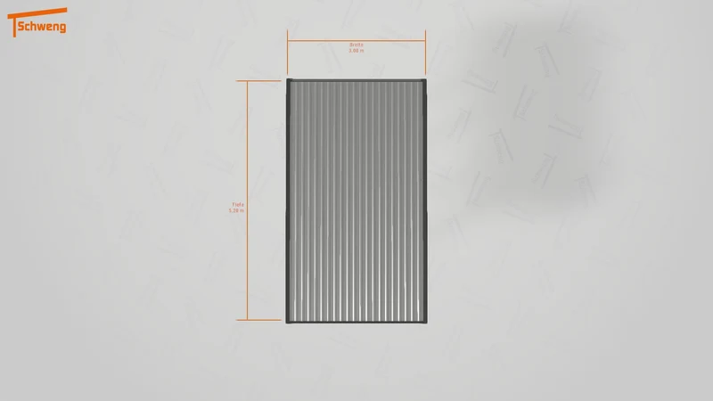 #DE Schweng Flachdachcarport C600 (ID 85p5vq)