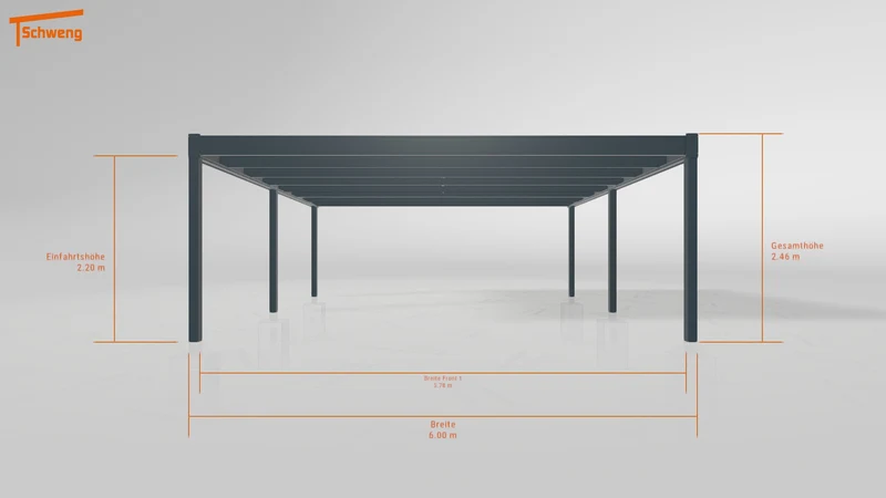 #DE Schweng Flachdachcarport C600+ (ID n5mzy7) #MTG