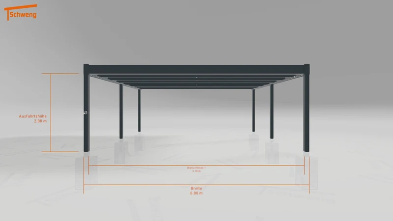 #DE Schweng Flachdachcarport C600+ (ID n5mzy7) #MTG