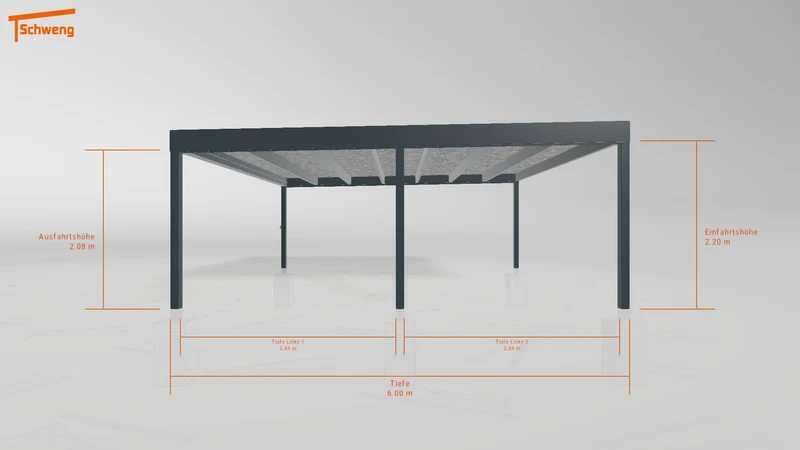 #DE Schweng Flachdachcarport C600+ (ID n5mzy7) #MTG