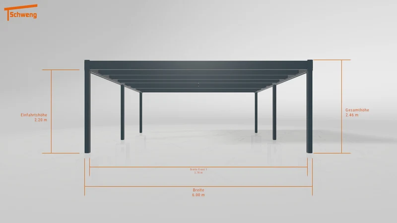 #DE Schweng Flachdachcarport C600+ (ID v47qmj) #MTG