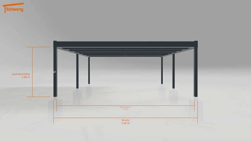 #DE Schweng Flachdachcarport C600+ (ID v47qmj) #MTG