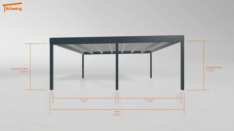 #DE Schweng Flachdachcarport C600+ (ID v47qmj) #MTG