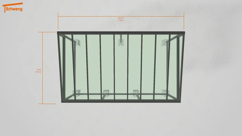 #DE Schweng Terrassenüberdachung S400 (ID 85p825)