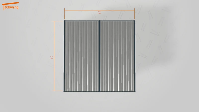 #DE Schweng Flachdachcarport C600+ (ID k2j2zd) #MTG