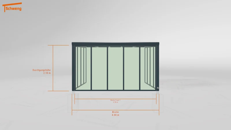 #DE Schweng Terrassenüberdachung S400 (ID mj2dk9)