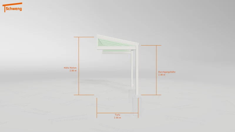 #DE Schweng Terrassenüberdachung S350 (ID jj8qm9)