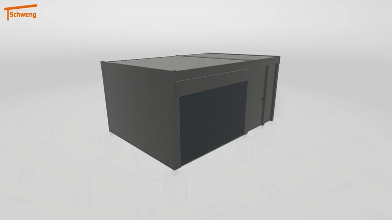 #DE Schweng Flachdachcarport C600 (ID 85p5x2) #MTG