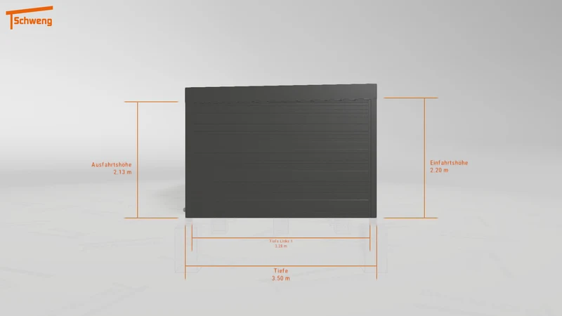 #DE Schweng Flachdachcarport C600 (ID 85p5x2) #MTG