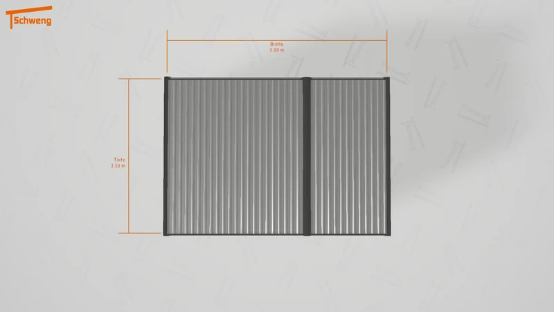 #DE Schweng Flachdachcarport C600 (ID 85p5x2) #MTG