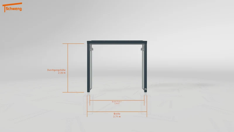 #DE Schweng Terrassenüberdachung S350 (ID rjnj2d)