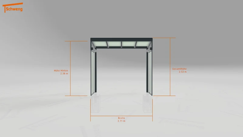 #DE Schweng Terrassenüberdachung S350 (ID rjnj2d)