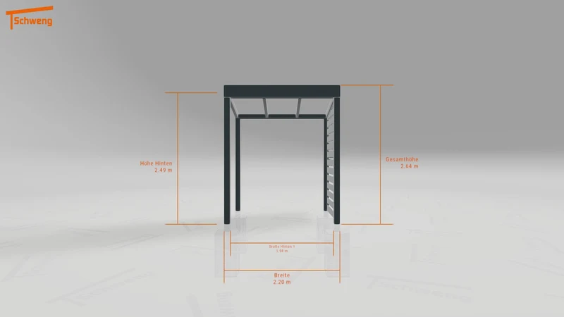 #DE Schweng Terrassenüberdachung S350 (ID yg7p5b)