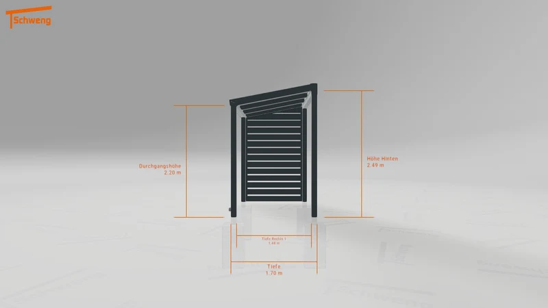 #DE Schweng Terrassenüberdachung S350 (ID yg7p5b)