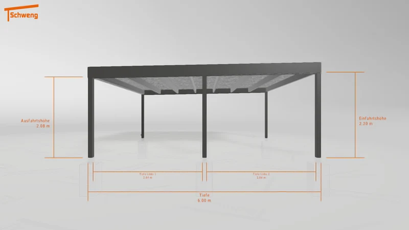 #DE Schweng Flachdachcarport C600+ (ID pbqkn7) #MTG