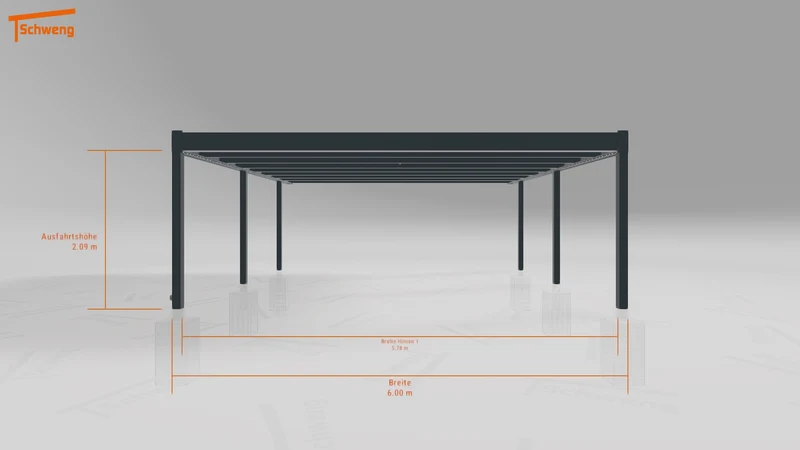 #AT Schweng Flachdachcarport C600+ (ID mjrzbr) #MTG