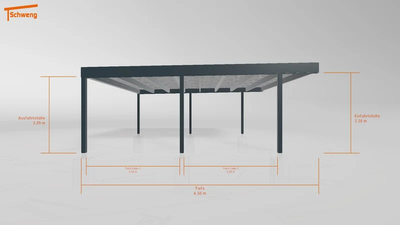 #AT Schweng Flachdachcarport C600+ (ID mjrzbr) #MTG