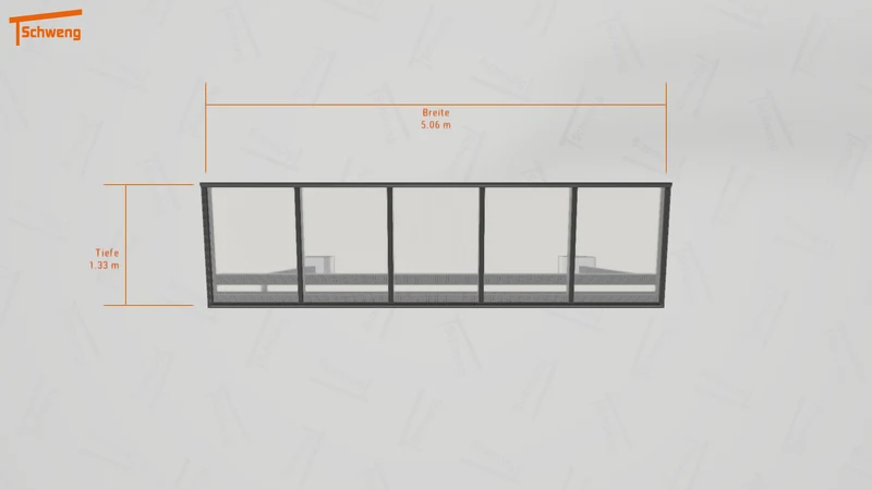 #DE Schweng Terrassenüberdachung S350 (ID qdvdzk)