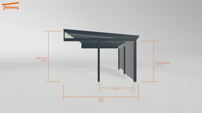 #AT Schweng Terrassenüberdachung S400 (ID k2j255)