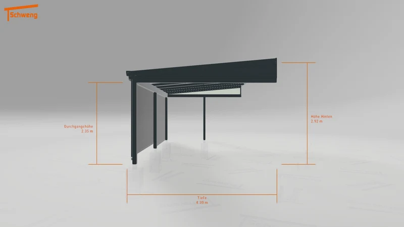 #AT Schweng Terrassenüberdachung S400 (ID k2j255)