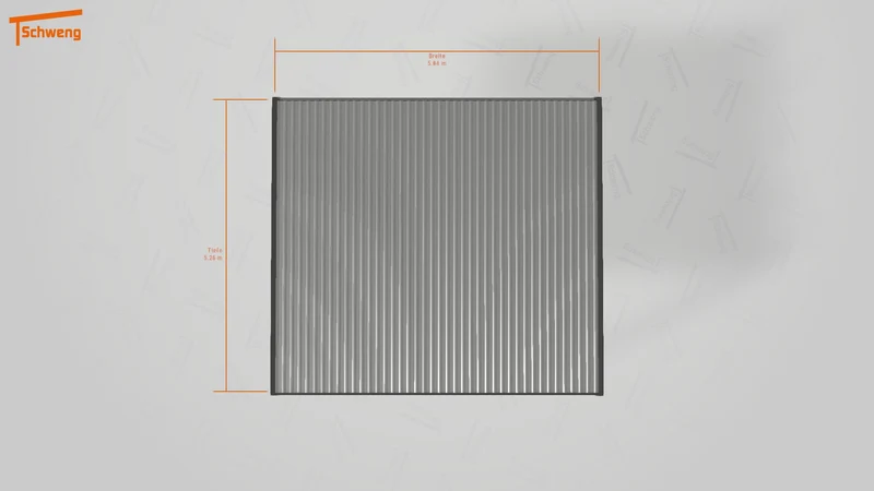 #DE Schweng Flachdachcarport C600 (ID 77b7kx) #MTG