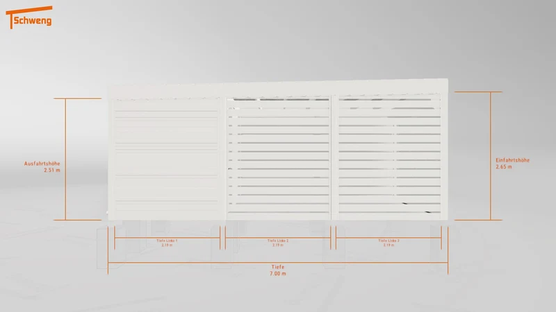 #DE Schweng Flachdachcarport C600+ (ID 77b4xq) #MTG