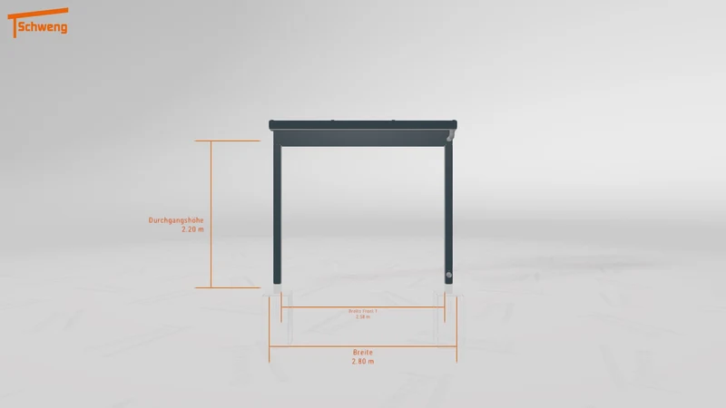 #DE Schweng Terrassenüberdachung S350 (ID v4744y)