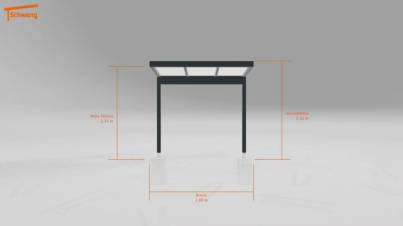 #DE Schweng Terrassenüberdachung S350 (ID v4744y)