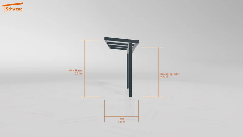 #DE Schweng Terrassenüberdachung S350 (ID v4744y)