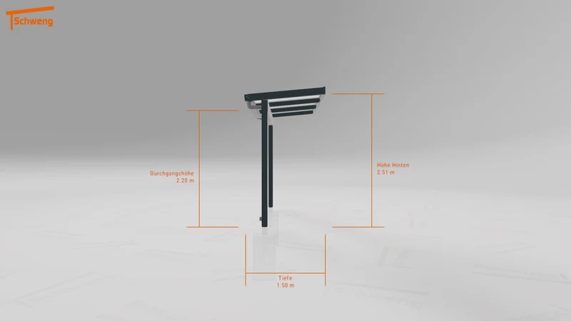 #DE Schweng Terrassenüberdachung S350 (ID v4744y)